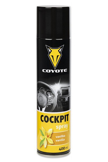 Coyote cocpit spray Vanilka 400ml | Chemické výrobky - Autokosmetika a nemrznoucí směsi